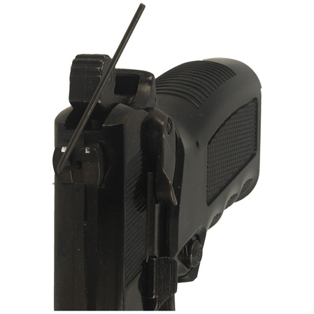 Zestaw wiatrówkowy 10: pistolet Voltran Ekol ES P66 Black 4.5 mm, 1500 BBs, 10 kapsuł CO₂, 100 tarcz