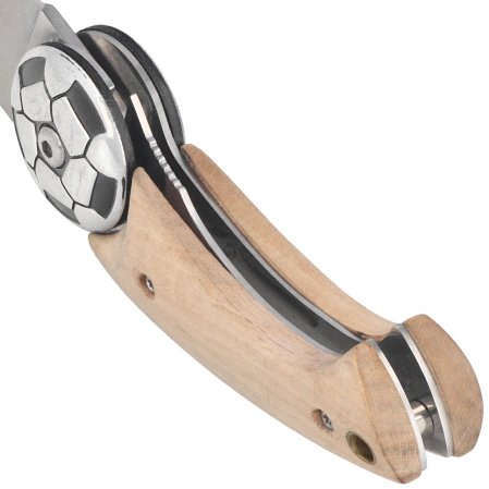 Third Decor Habitat Football Knife Beech Wood, Satin 420 (N117B)