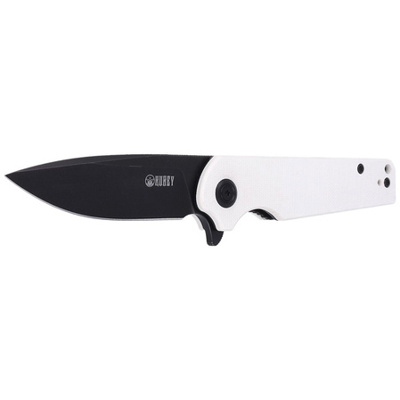 Kubey Knife Wolverine, Ivory G10, Dark Stonewashed D2 (KU233G)