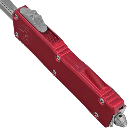 Nóż automatyczny OTF Microtech Scarab II Gen III Executive D/E Merlot Aluminium, Apocalyptic M390MK by Tony Marfione (1175-10APMR)