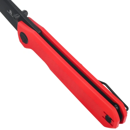 Nóż składany Bestechman Curvee Red G10, Black PVD AEB-L by Ostap Hel (BMK20E)