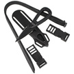 Nóż nurkowy MAC MicroSub 2 Black ABS, Black Idroglider W 1.4060