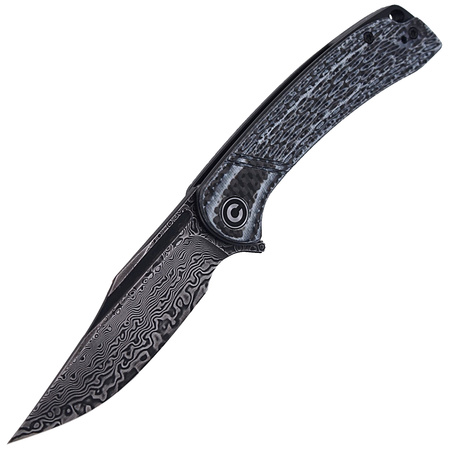 Nóż składany CIVIVI Dogma White G10 / Carbon Fiber, Black Damascus (C2014DS-1)