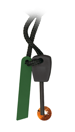 Krzesiwo Barbaric Fire Starter, Green (33903)