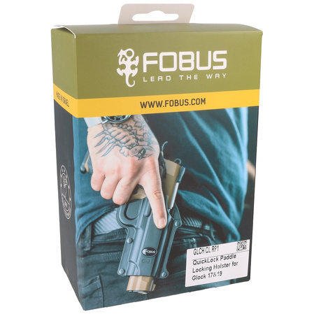 Fobus GLCH QL RP1 Holster for Glock 17, 19, 19X, 22, 23, 25, 31, 32, 34, 35, 44, 45 and Emtan Ramon