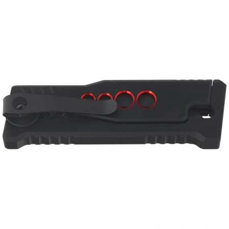 Nóż grawitacyjny Reate EXO-U Black-Red Speedhole Aluminium, Stainless Steel (EXO-U SBK.RD)