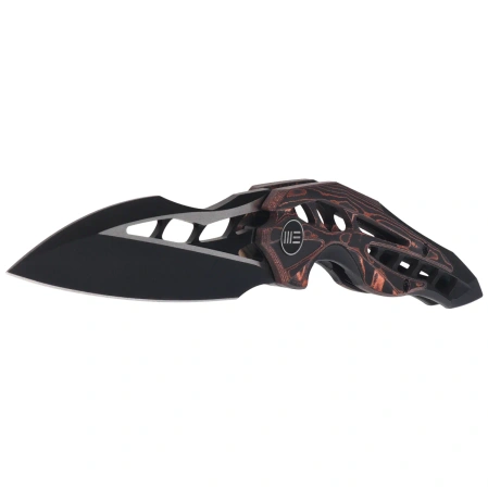 Nóż składany WeKnife Arrakis LE Black Titanium / Copper Foil Carbon Fiber, Black Stonewashed / Satin Vanax by Elijah Isham (906CF-E)
