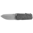 Nóż składany Maserin Silver 410/N Black Fat Carbon, Satin Elmax by Bruno Bruna