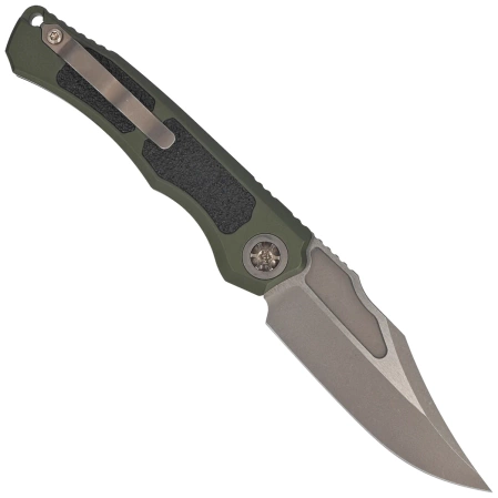 Nóż automatyczny Heretic Wraith V4 Auto Green Aluminium/3M, Bronze Stonewashed MagnaCut by Tony Marfione Jr. (H002-7A-GRN)