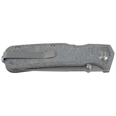 Nóż składany Maserin 630 Pulse Denim Jeans Micarta, Stonewashed MagnaCut by Igor Bortolussi (630/MCJ)