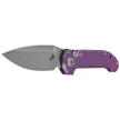 Nóż automatyczny Microtech LUDT Gen III S/E Marfione Select Purple Anodized Slab Side Titanium, Purple HW, Stonewashed M390MK by Tony Marfione (1135-10MS9)