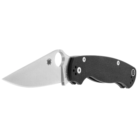 Spyderco Para Military 2 G-10 Black PlainEdge Knife (C81GP2)