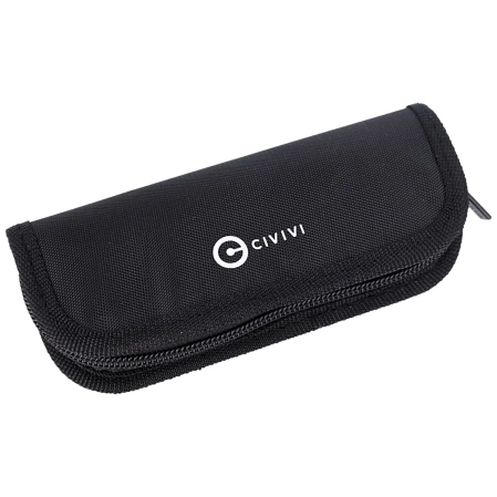 Civivi Brazen Button Lock Knife Black G10, Stonewashed 14C28N (C19059C-1)