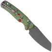 Nóż składany Bestechman Cicada's Wing Zombie Green Aluminium, Gray PVD / Stonewashed 14C28N (BMK06-C-10)