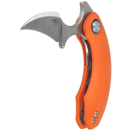 Nóż składany Bestech Strelit Orange G10, Satin/Stonewashed 14C28N by Ostap Hel (BG52C-1)