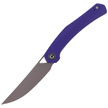 CIVIVI Knife Lazar Purple G10, Gray Stonewashed by Elijah Isham (C20013-2)