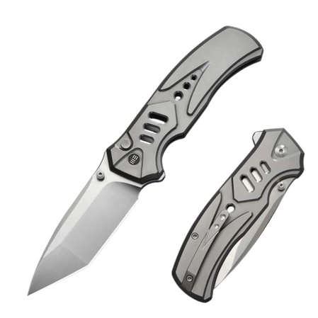 WeKnife Zentron Gray Titanium, Satin M390 (WE24094-2)