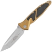 Microtech Socom Elite T/E-M Knife Tan Aluminum, Stonewashed M390MK by Tony Marfione (161-10TA)