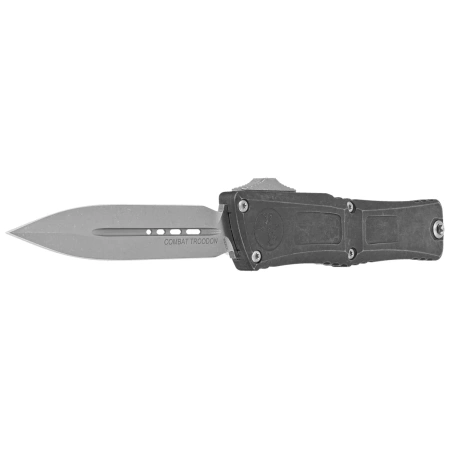 Nóż automatyczny OTF Microtech Combat Troodon Gen III D/E Apocalyptic Black Aluminium, Apocalyptic M390MK by Tony Marfione (1142-10APBKAP)