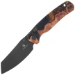 Bestechman Cicada's Wing-TL Knife Black-Gold Resin / Wood, Black PVD 10Cr15CoMoV (BMK24-W-2)