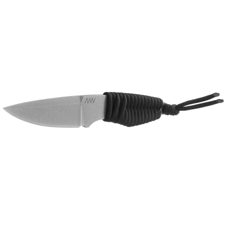 Nóż ANV P100 Black Paracord, Stonewashed Sleipner (ANVP100-002)