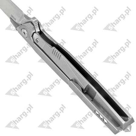 Nóż składany Rike Knife RK1707T-P Gray Titanium, Satin M390