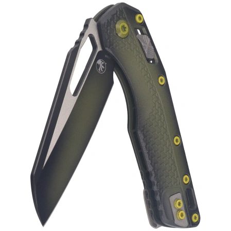 Microtech MSI Ram-Lok S/E Knife Tri-Grip Faded Bazooka Green Polymer, Faded Bazooka Green M390MK by Tony Marfione (210T-1PMFBO-U25)