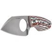 Kizer Nightjar Knife Multicolored Vortex Micarta, Satin AUS-10 by Vincent Rizzo (1114A3)