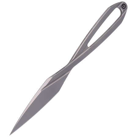 CIVIVI D-Art Neck Knife, Silver Bead Blasted D2 by Ostap Hel (C21001-1)