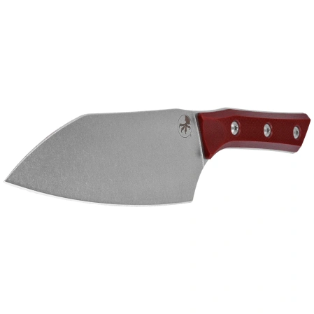 Microtech Santoku 6'' Kitchen Knife Merlot G10, Stonewashed MK390 (3200-10MR)