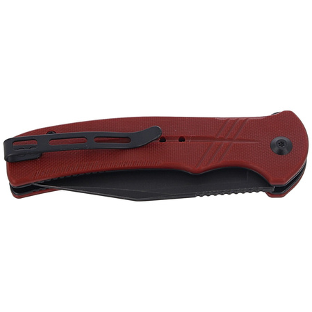 Nóż składany CIVIVI Cogent Burgundy G10, Black Stonewashed (C20038E-2)