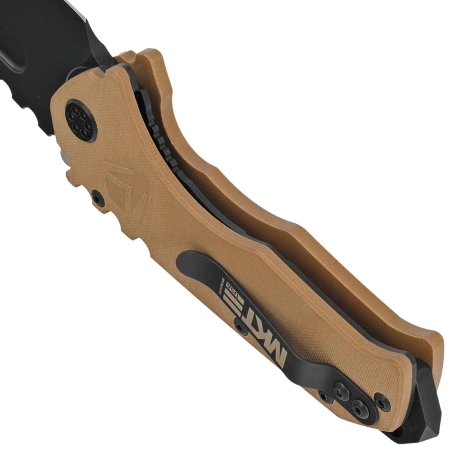 Medford Praetorian Scout M/P Coyote G10, Black DLC HW/Clip, Black DLC D2 by Greg Medford (MKM30DPT-0909-TPCP-BP)