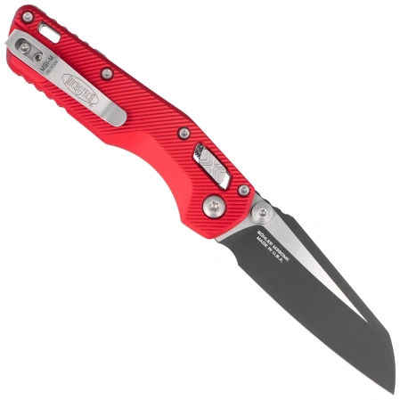 Nóż składany Microtech MSI Ram-Lok Mini S/E Fluted Red Aluminium, Black M390MK by Tony Marfione (210M-1FLRD)