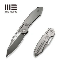 Nóż składany WeKnife Bogey LE No ???/200 Gray Titanium, Stonewashed/Satin M390 (WE23088-2)