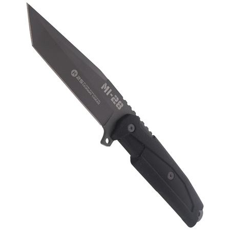 K25 MI-28 Black Rubber, Titanium Coated knife (32391)