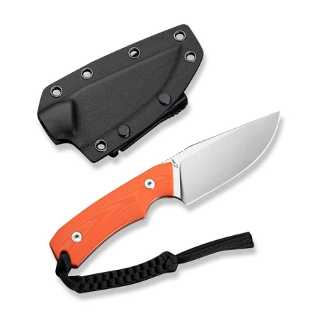 Civivi Gander Knife Orange G10, Satin 14C28N by Matt Gentry (C24058B-1)
