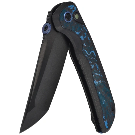 Kizer Mithril Knife DLC Ultra Titanium / Fat Carbon, Hand Brushed / DLC Ultra M390 by L.F (ZX-FK08A2)