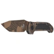 Microtech LUDT Gen III T/E Signature Automatic Knife Topographic Badlands Camo Aluminum, Topographic Badlands Camo M390MK by Tony Marfione (1136-1TPBNCS-Z4)