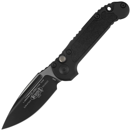 Microtech LUDT S/E Gen III Automatic Knife Black Aluminum/3M, Black M390MK by Tony Marfione (1135-1T)