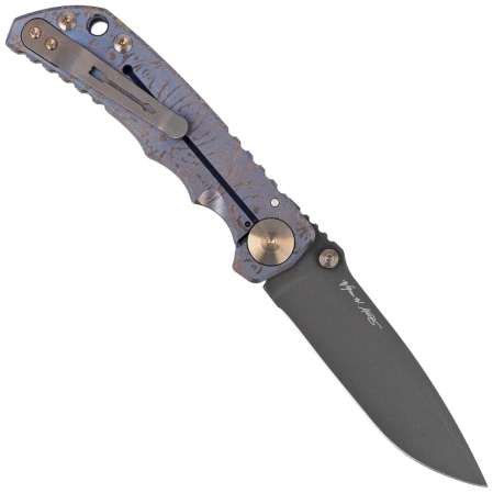 Nóż składany Spartan Blades Harsey Folder ''Royal Flush'' Titanium, Black PVD MagnaCut