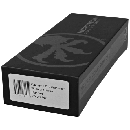 Nóż automatyczny OTF Microtech Cypher II D/E Signature Outbreak Aluminium, Outbreak M390MK by Deryk Munroe i Tony Marfione (1242-1OBS)