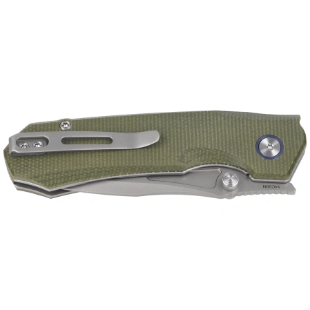 Nóż składany Remette Rhino Micarta, Stonewashed 14C28N (MC25A)