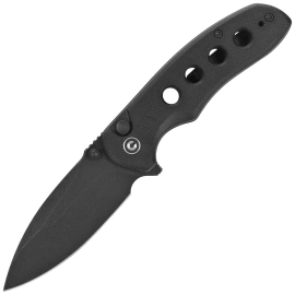 Civivi Triptych Knife Black G10, Black Stonewashed 14C28N (C23085B-1)