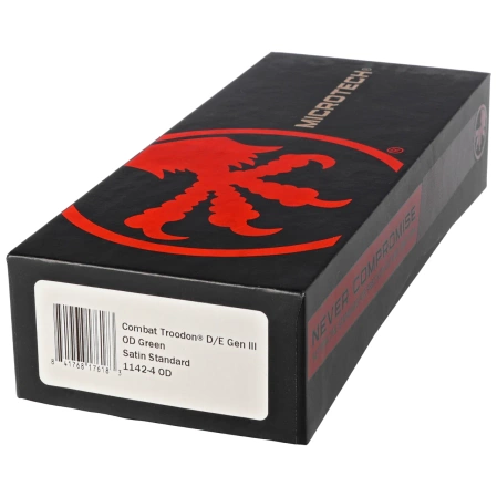 Nóż automatyczny OTF Microtech Combat Troodon Gen III D/E OD Green Aluminium, Satin M390MK by Tony Marfione (1142-4OD)