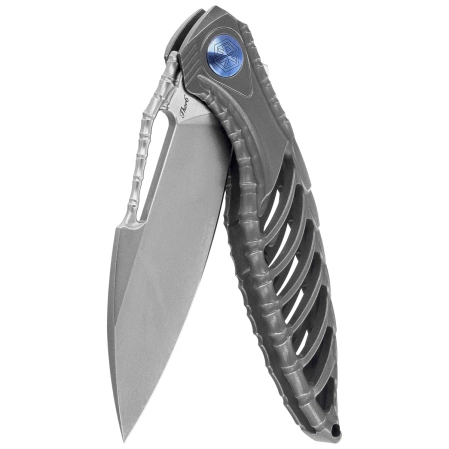 Nóż składany Rike Knife RK-Thor6-M-P Gray Titanium, Satin M390