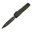 Microtech Ultratech Gen IV D/E OTF Knife Cerakote OD Green Aluminium, Cerakote OD Green M390MK by Tony Marfione (11224-1COD)