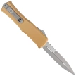 Microtech Hera II Mini Bayonet OTF Knife Tan Aluminum, Apocalyptic M390MK by Tony and Sean Marfione (1701M-10APTA)