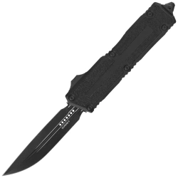 Microtech Scarab II Gen III D/E-S OTF Knife Black Aluminum, Tactical DLC M390MK by Tony Marfione (1180-1T)
