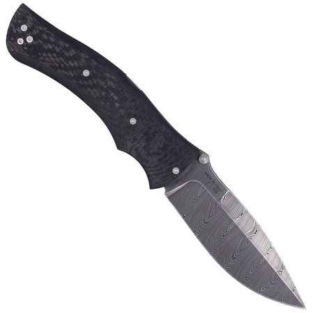 Viper Start Carbon Fiber, SSCT Damascus by Fabrizio Silvestrelli Knife (VA5840FC)