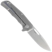 Nóż składany LionSteel Q4ttro Gray Titanium/ Fat Carbon, Satin MagnaCut by Molletta (Q4 GY)